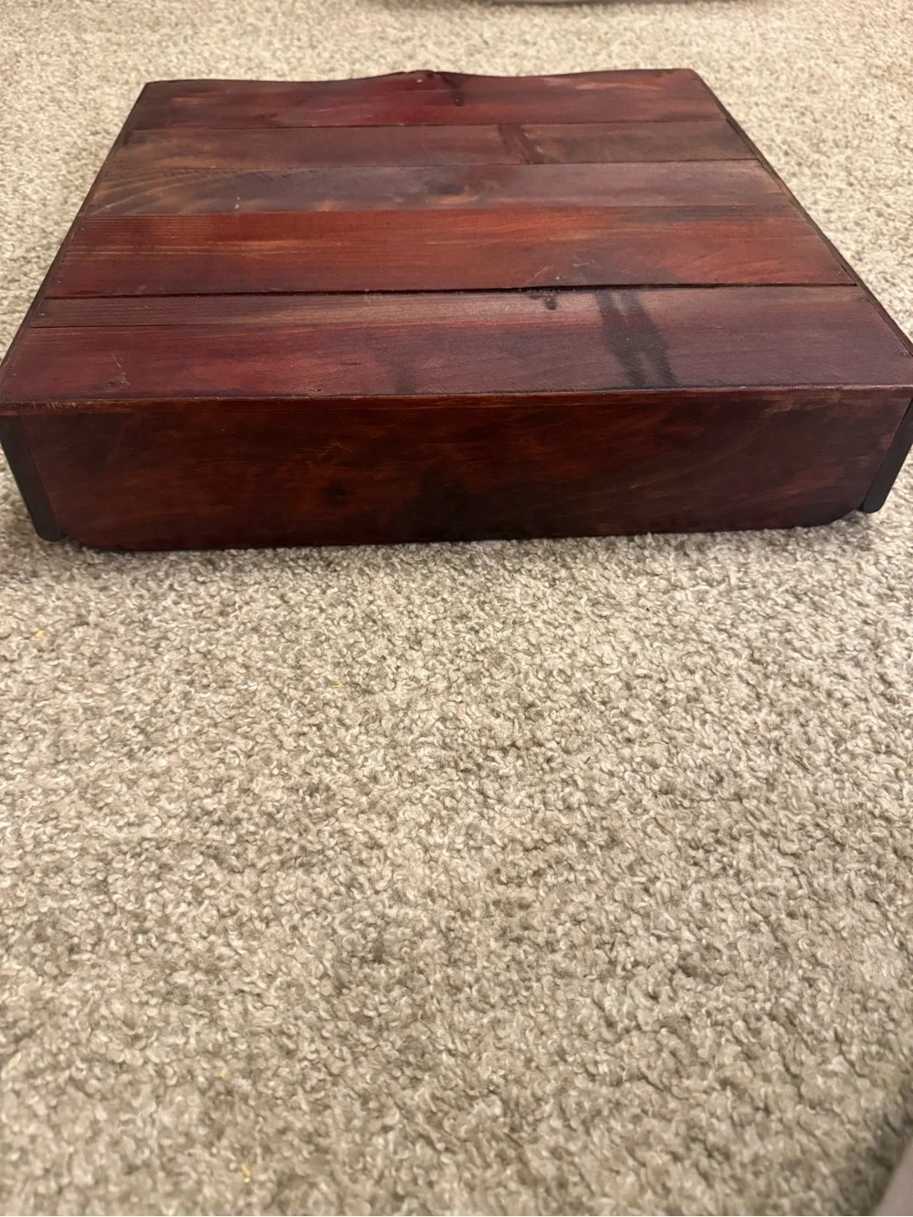 Vintage Wooden Wall Shelf - Farmhouse Style Spice Rack